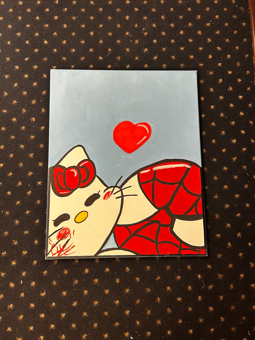 Spiderman x hello Kitty